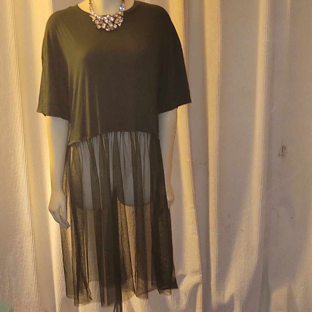 XL dress T shirtbsheer bottom
